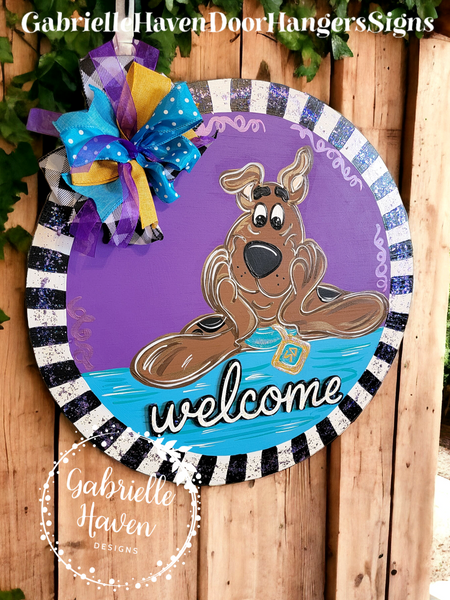 Scooby Welcome Sign