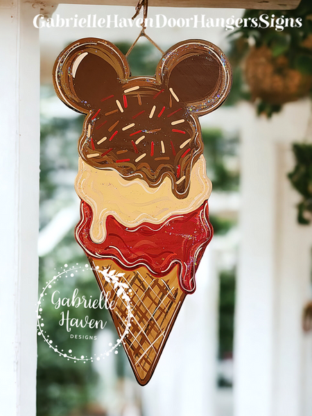 Mickey Ice Cream Cone