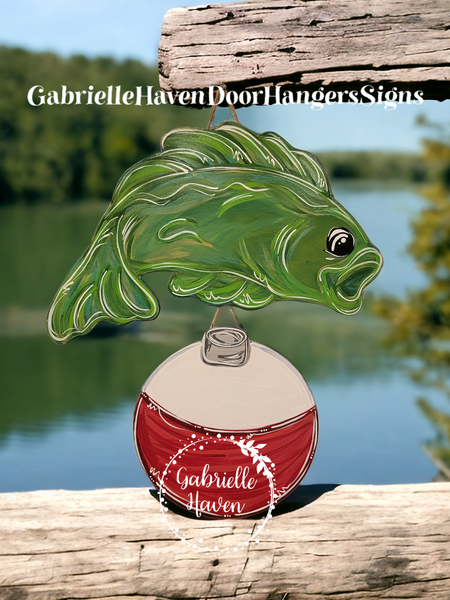 Fish Sign, 3D Personalization Available