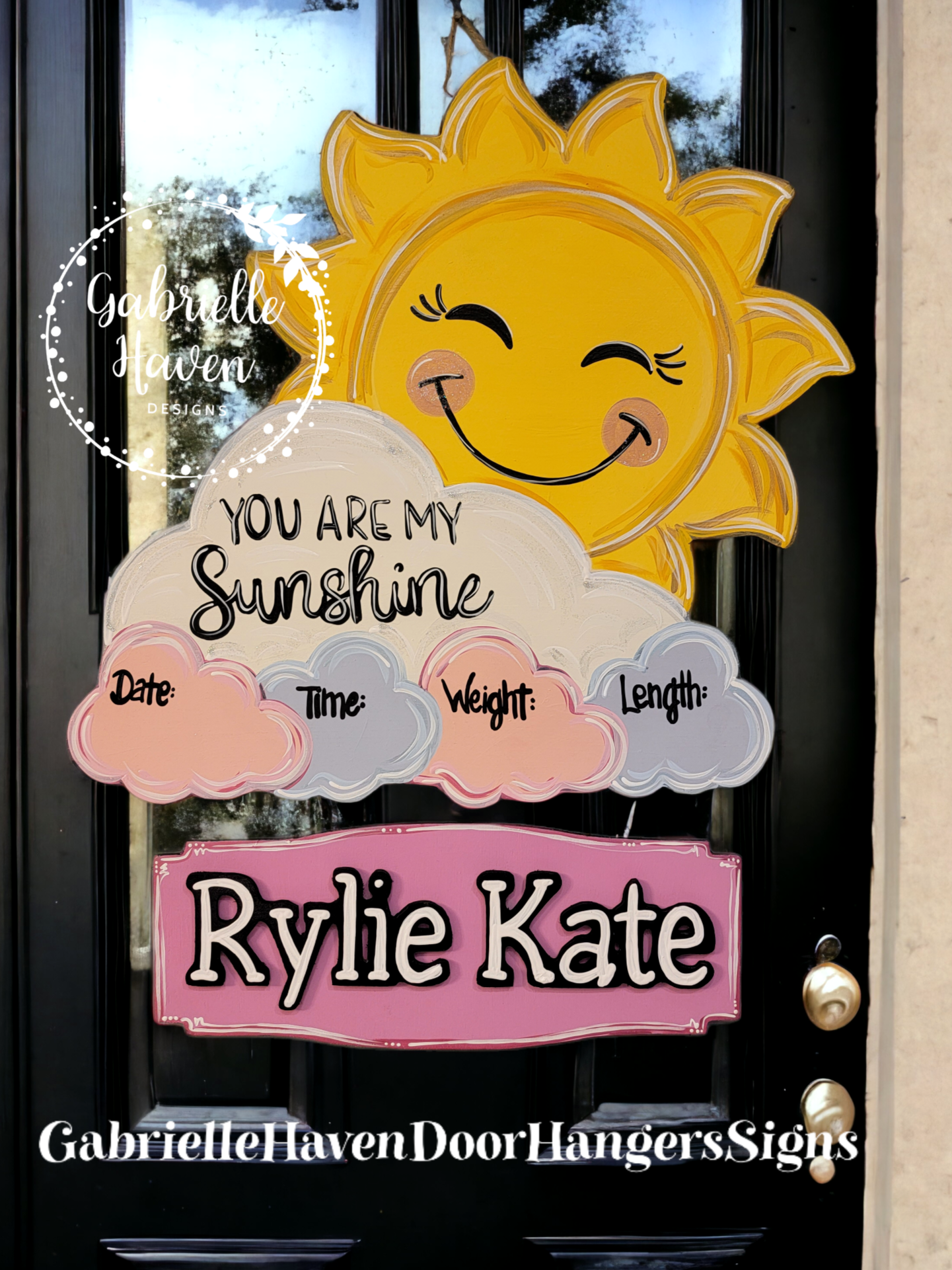 You are my Sunshine, Baby Design - Includes 3D accents and Baby Name