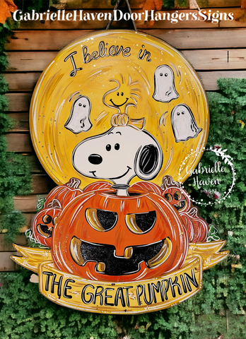 Snoopy I believe in the Great Pumpkin