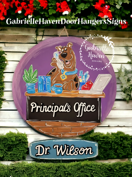 Scooby Teacher, Principal, Office Design, 3D personalized