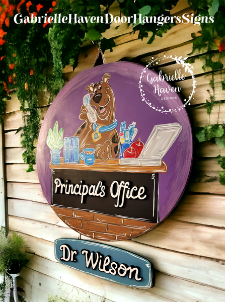 Scooby Teacher, Principal, Office Design, 3D personalized