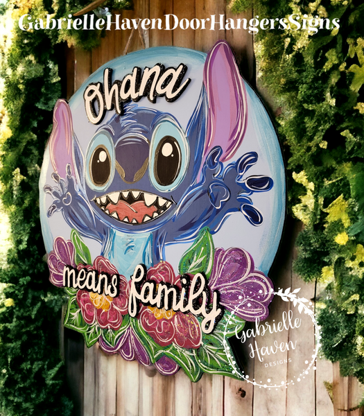 Stitch Flowers, Aloha-Welcome