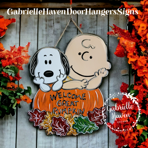 Snoopy & Charlie Brown Welcome Great Pumpkin