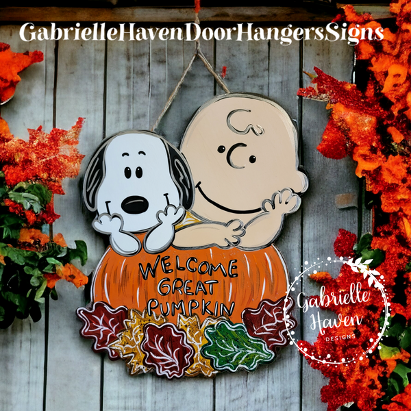 Snoopy & Charlie Brown Welcome Great Pumpkin