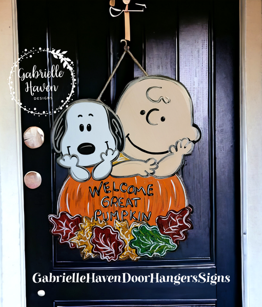 Snoopy & Charlie Brown Welcome Great Pumpkin