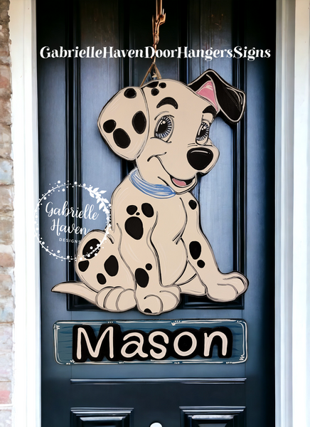 3D Personalized Dalmatian Sign