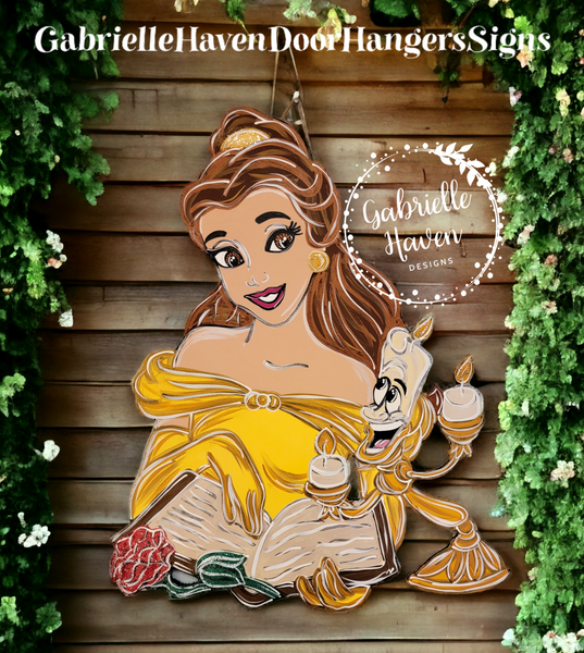 Belle Door Hanger, Beauty and the Beast