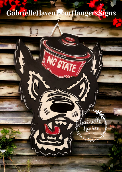 NC State, North Carolina State Wolfpack Head