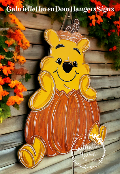 Winnie the Pooh Fall Pumpkin, 23" height