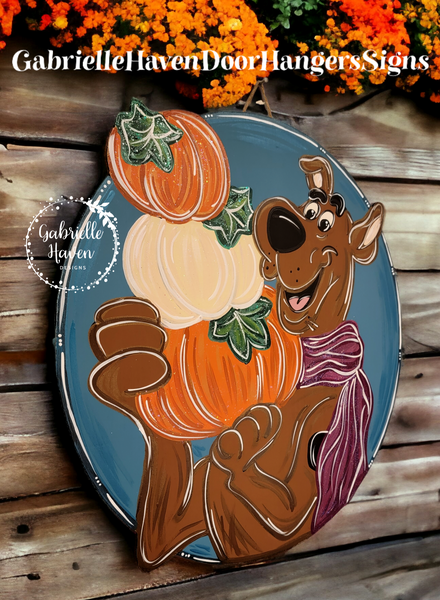 Fall Pumpkins Scooby