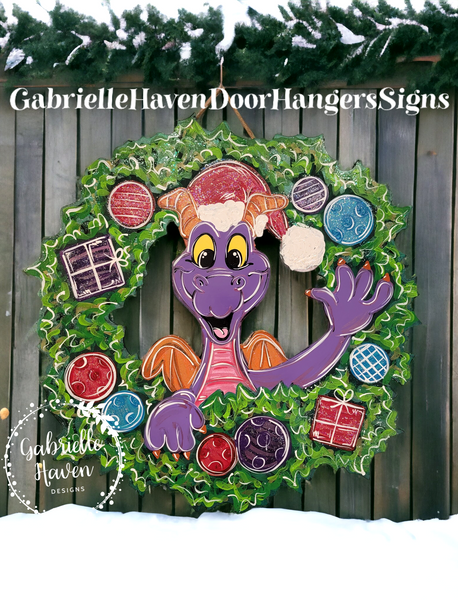 Figment Christmas Wreath