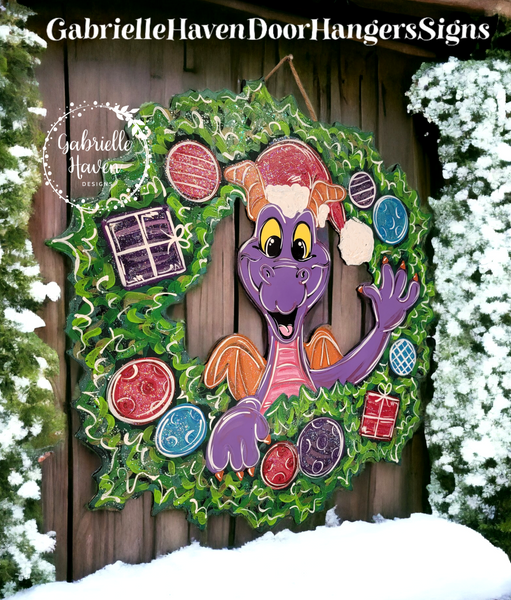 Figment Christmas Wreath