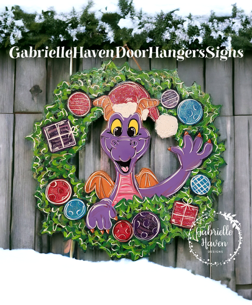 Figment Christmas Wreath