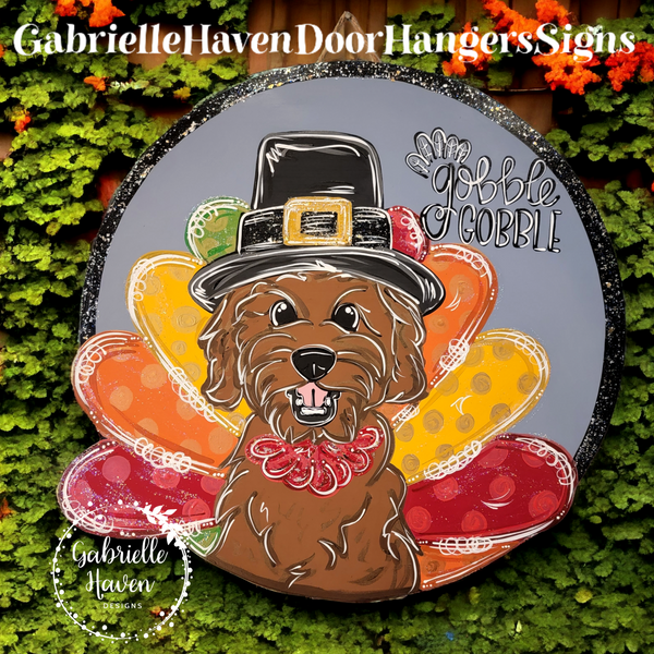 Doodle Dog Turkey, Gobble Gobble