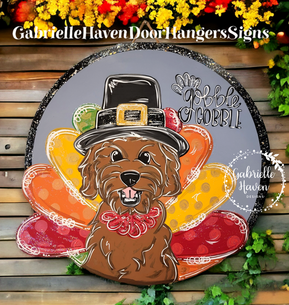 Doodle Dog Turkey, Gobble Gobble