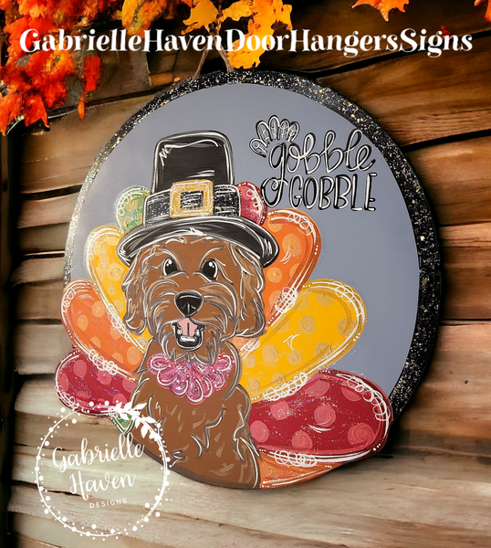 Doodle Dog Turkey, Gobble Gobble