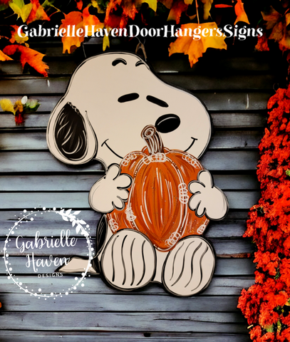 Snoopy Fall Pumpkin