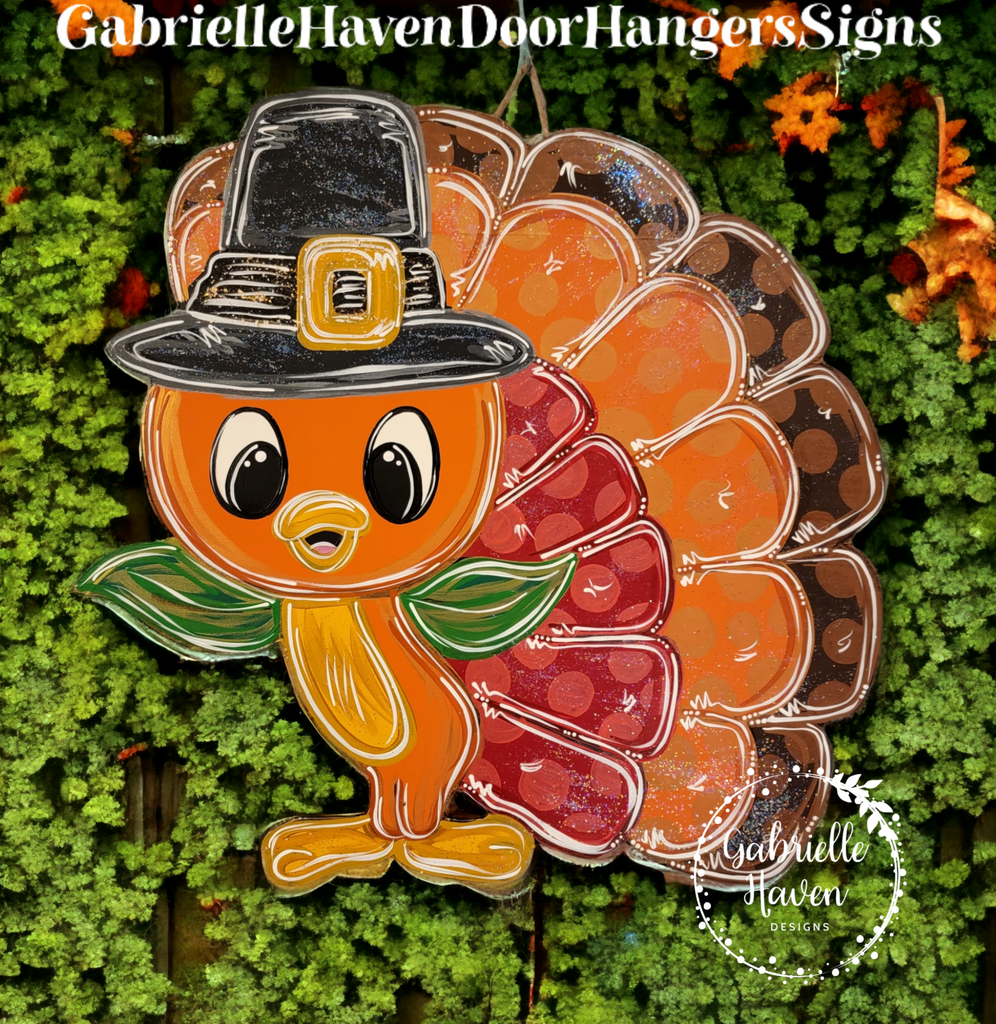 Orange Bird, Orange Bird Figment, Orange Bird Door Decor, Orange