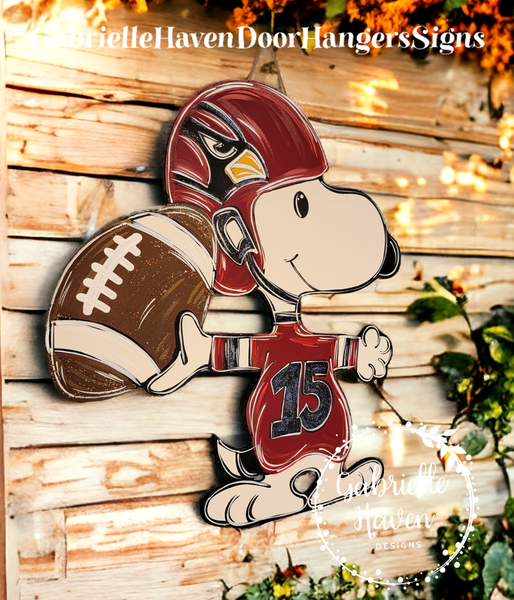 Snoopy Football, Arizona Cardinals (any team available)