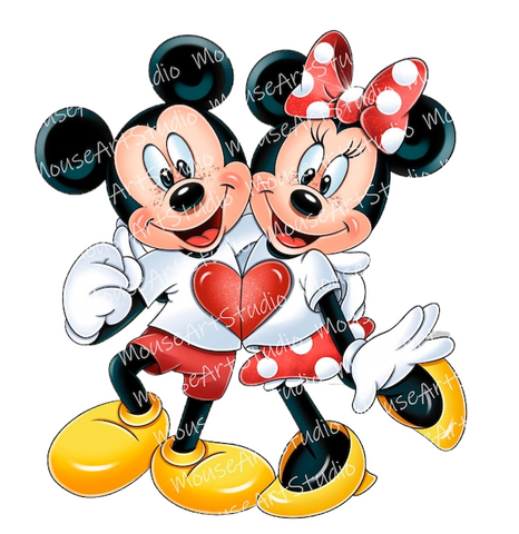 Mickey & Minnie Valentine Shirt