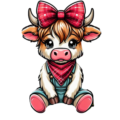 Girl Cow 23"