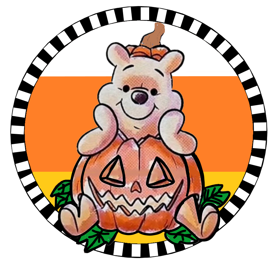 Winnie the Pooh Halloween Pumpkin