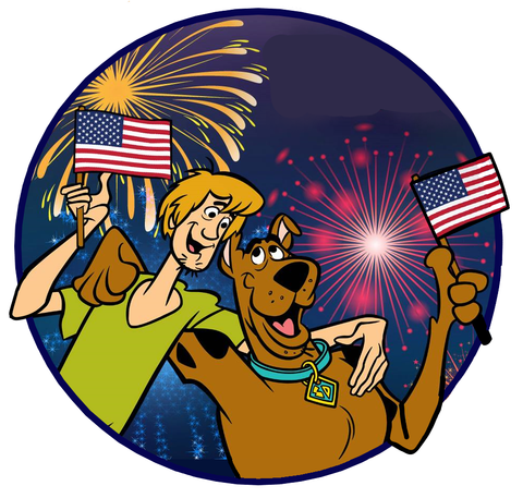 Scooby & Shaggy Fireworks