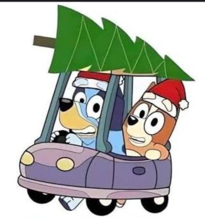 Bluey and Bingo Christmas Truck