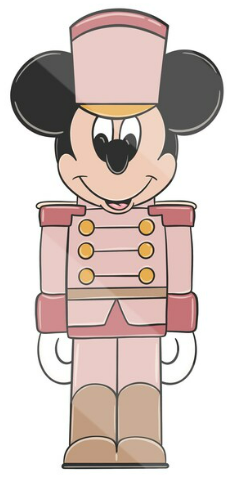 MICKEY Nutcracker Door Sign (Yard Sign is a separate listing) --- 24" height