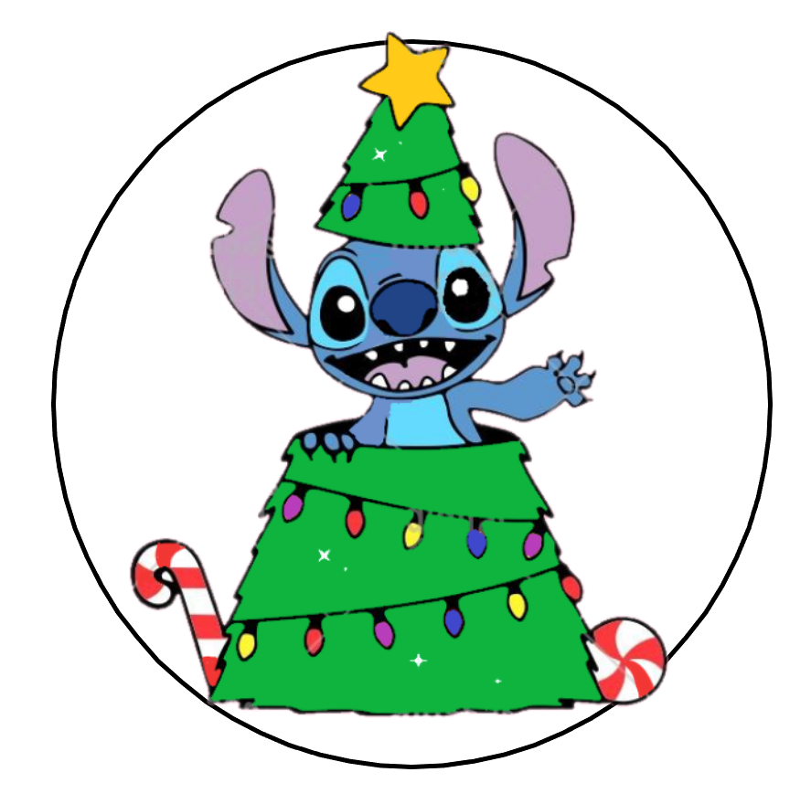 Stitch in a Christmas Tree