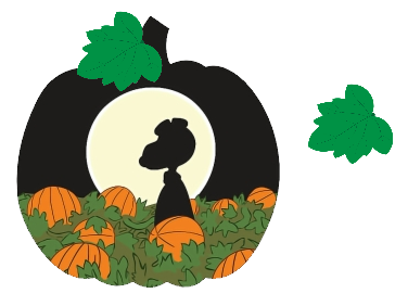 Snoopy Pumpkin, The Great Pumpkin (3D Leaf)