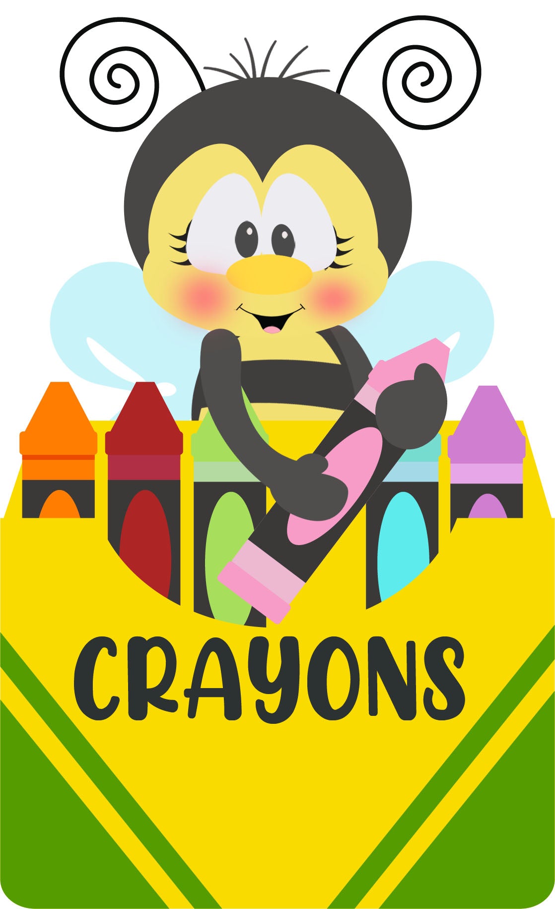 Teacher Bee & Crayons