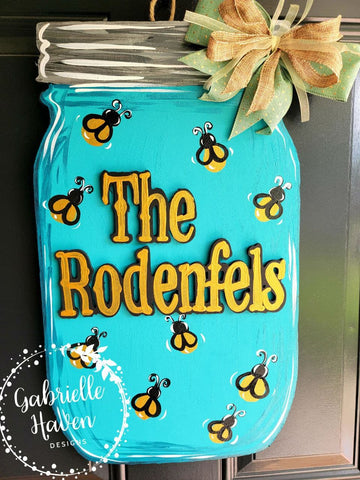 Personalized Firefly Mason Jar