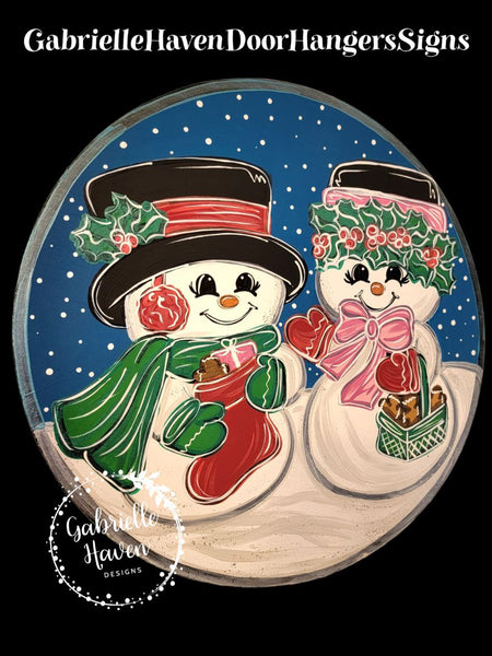 Vintage Christmas Snowman