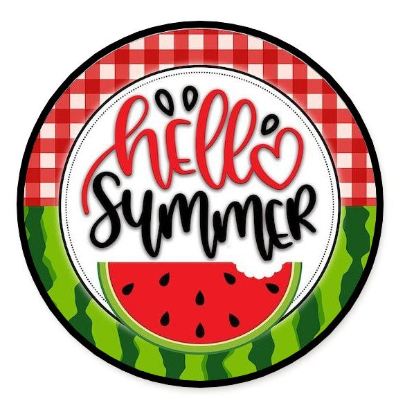 Round Watermelon Design