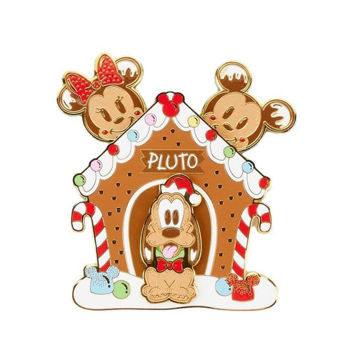 Mickey Minnie & Pluto Gingerbread House