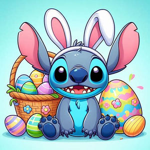 Stitch Easter Bunny 22"