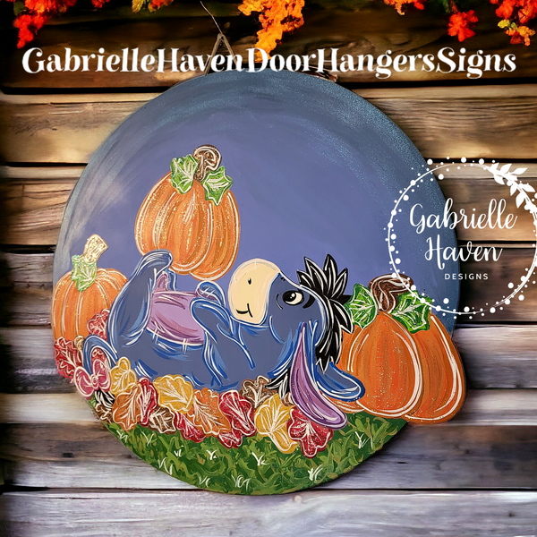 Eeyore Fall Autumn Pumpkins