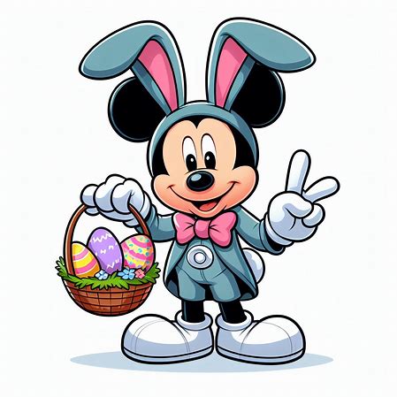 Easter Mickey, 22"