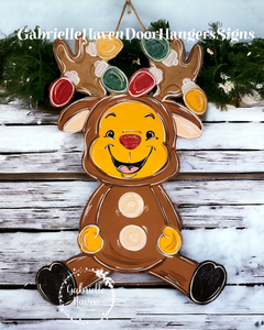 Pooh Christmas Reindeer