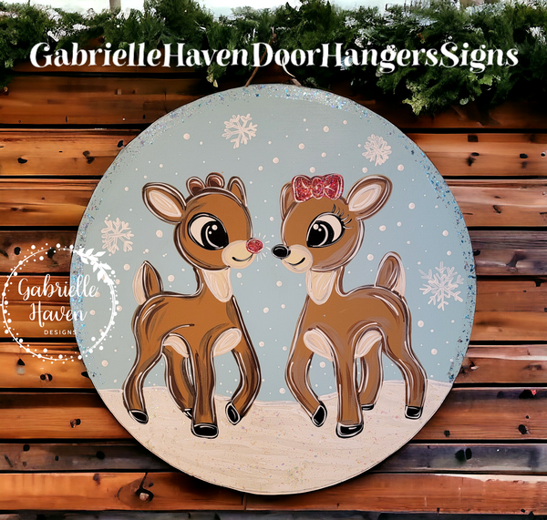 Rudolph and Clarice, 22"