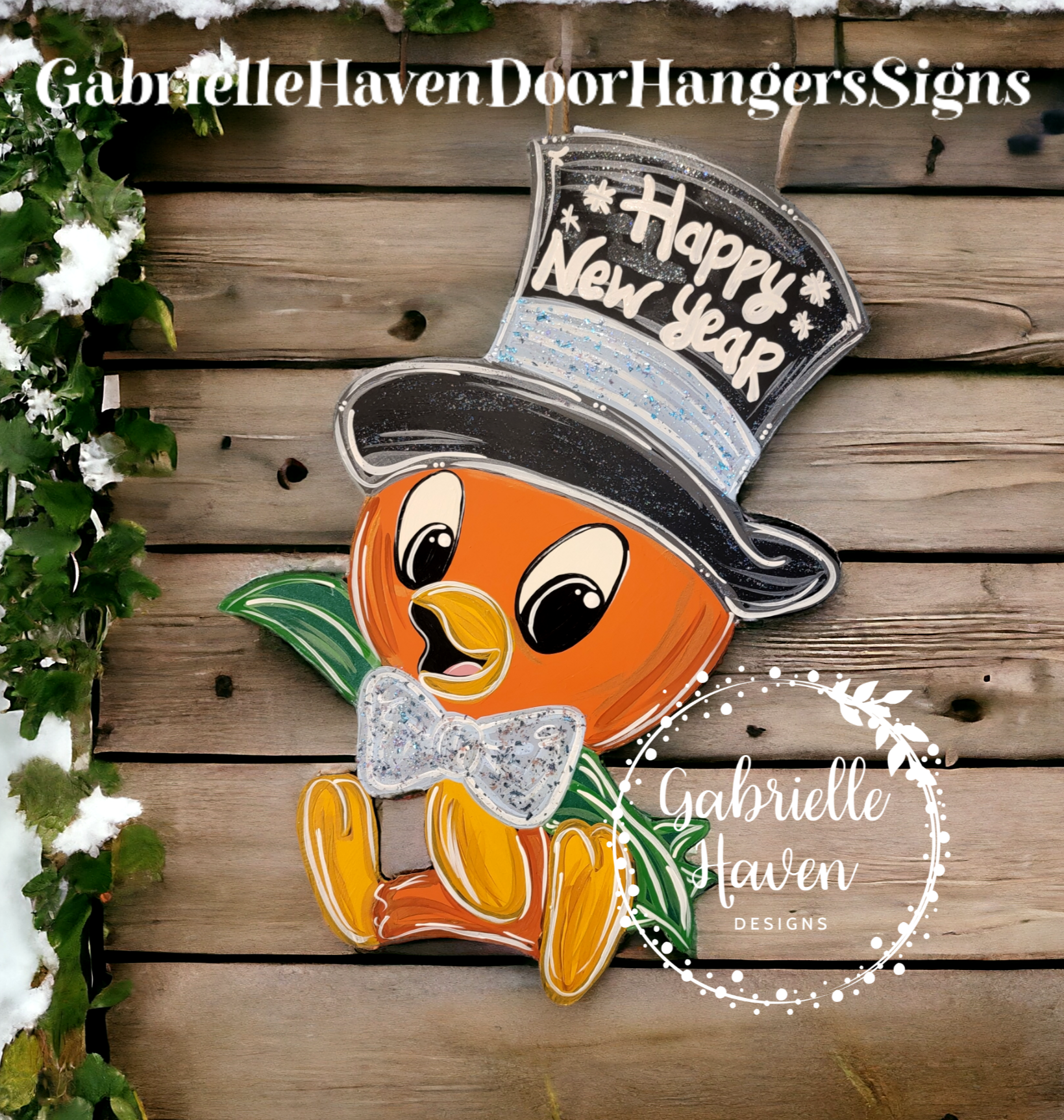 Orange Bird New Years, 23"