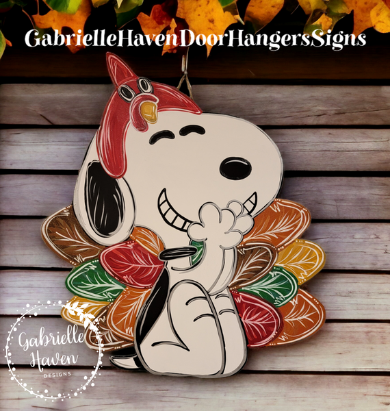 Snoopy Laughing Turkey