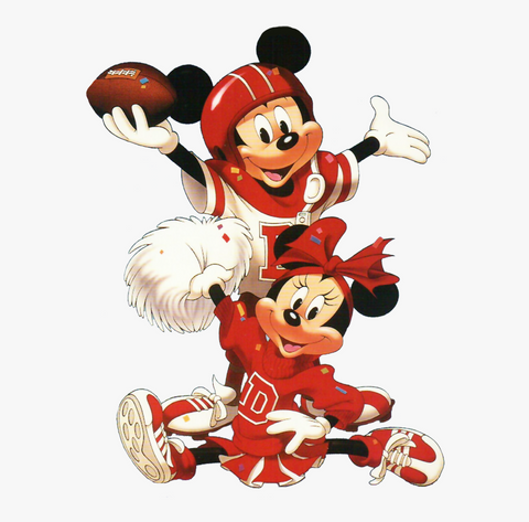 Alabama Crimson Mickey and Minnie