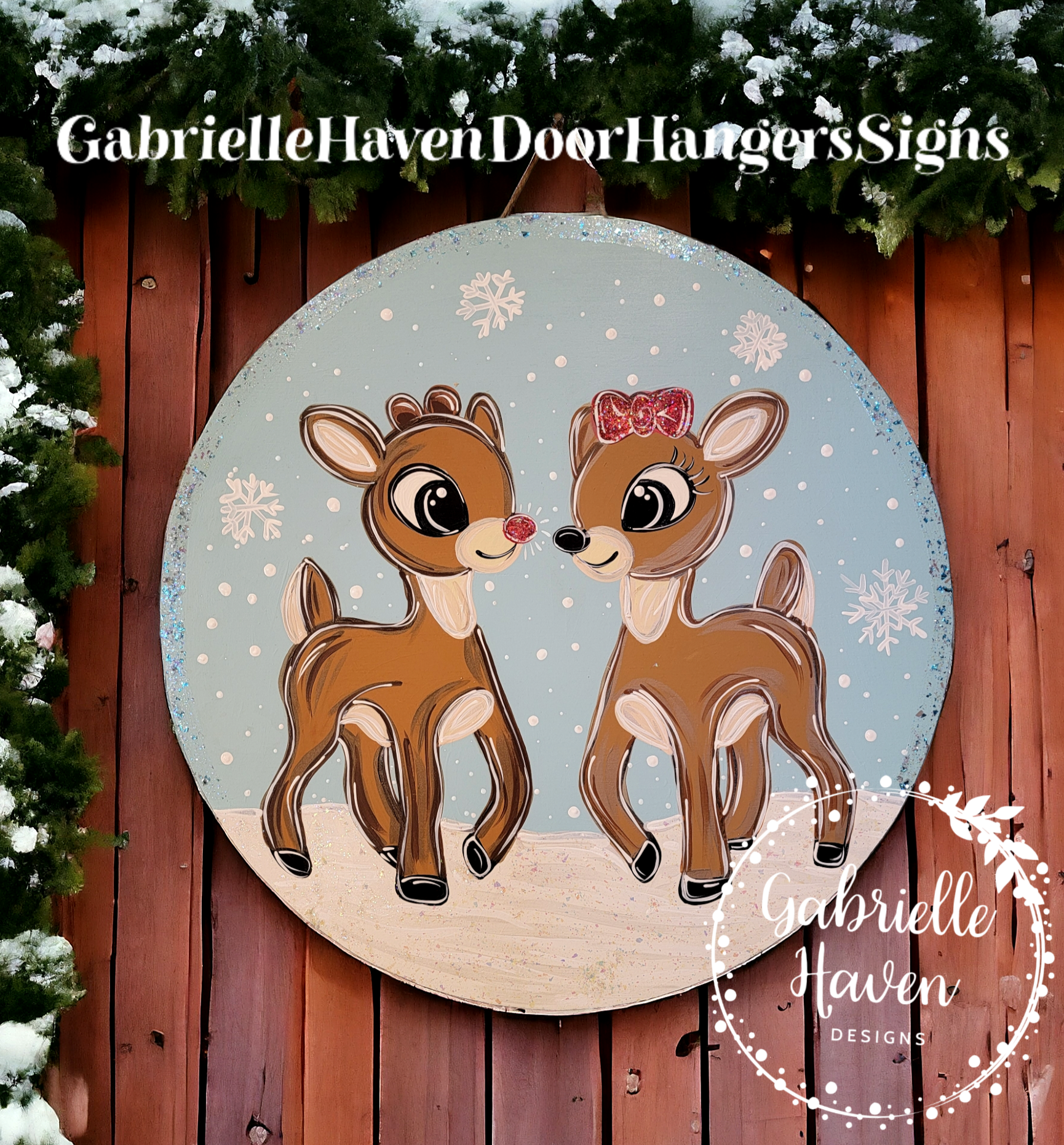 Rudolph and Clarice, 22"