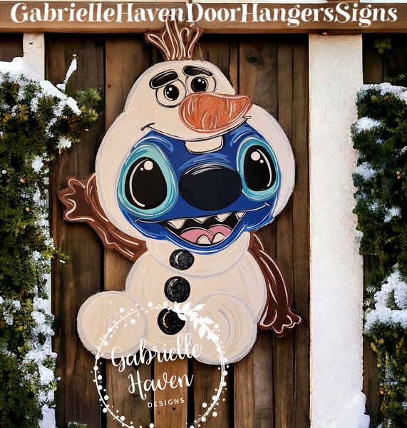 Stitch Olaf Snowman, 23"