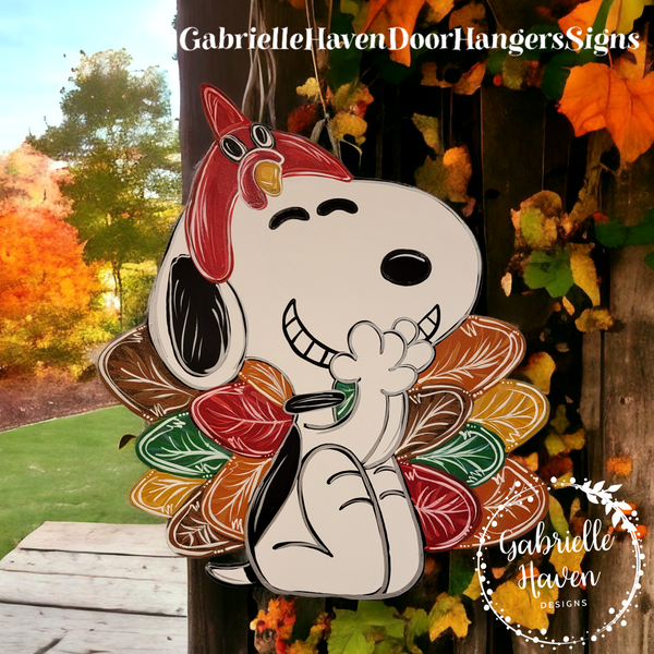 Snoopy Laughing Turkey