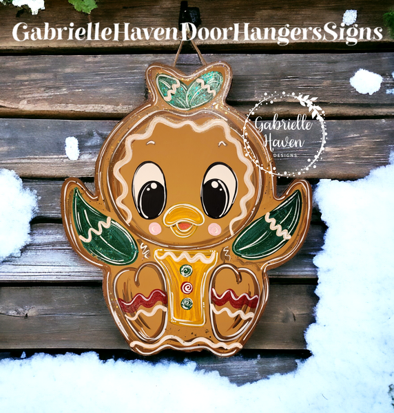 Orange Bird Gingerbread